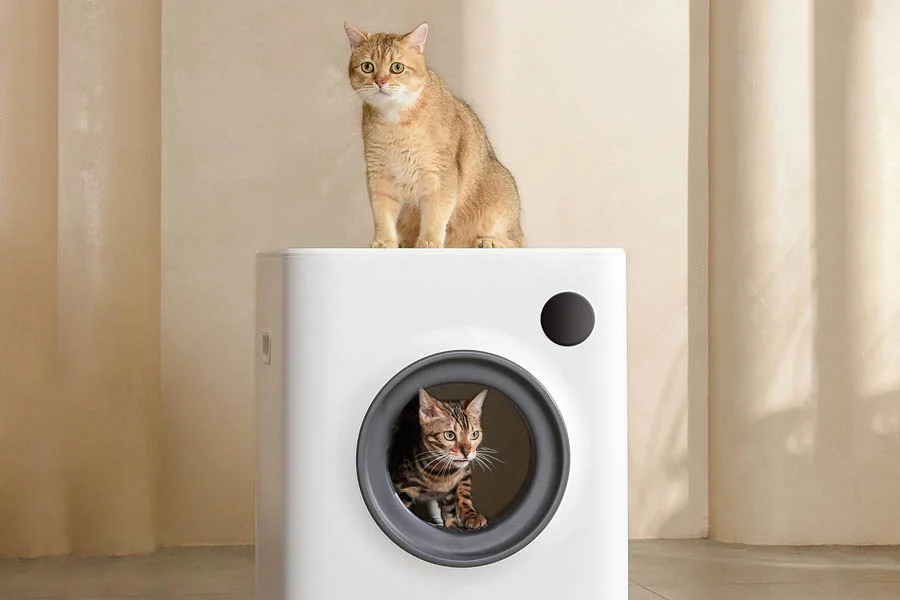 auto scoop litter box